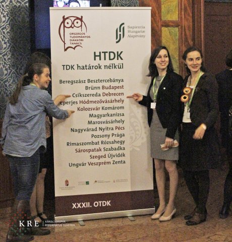 OTDK fal előtt készült képek